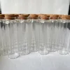 6 pcs 26x37x120mm 100ml Glass bottle With Stoppers, Glass Jars with Cork Candy Spice Jars for Art Crafts Wedding Favors 4