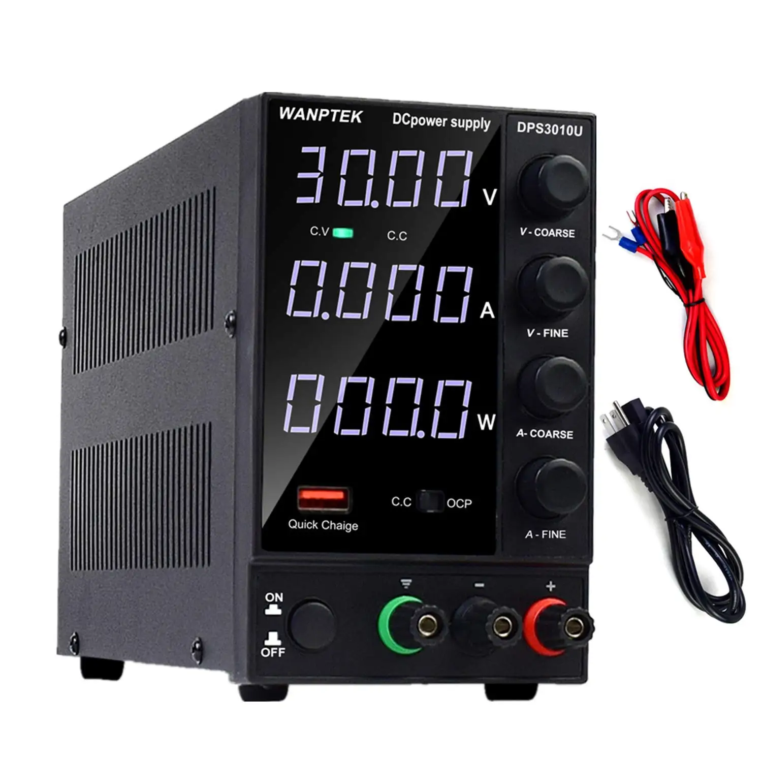 

wanptek DPS305U DC Voltage stabilized power supply 30V/5A 150W high-precision adjustable laboratory power AC110V/220V switchable