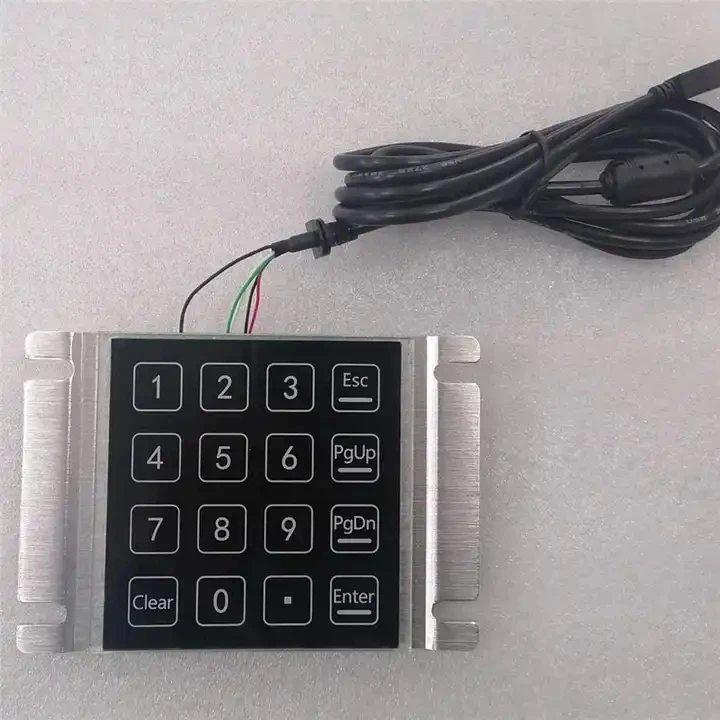 Teclado de Indução Impermeável e Dustproof Montagem do Painel Teclado Táctil Capacitivo Controle de Acesso do Cacifo do Pacote 16 Chaves - Imagem 2
