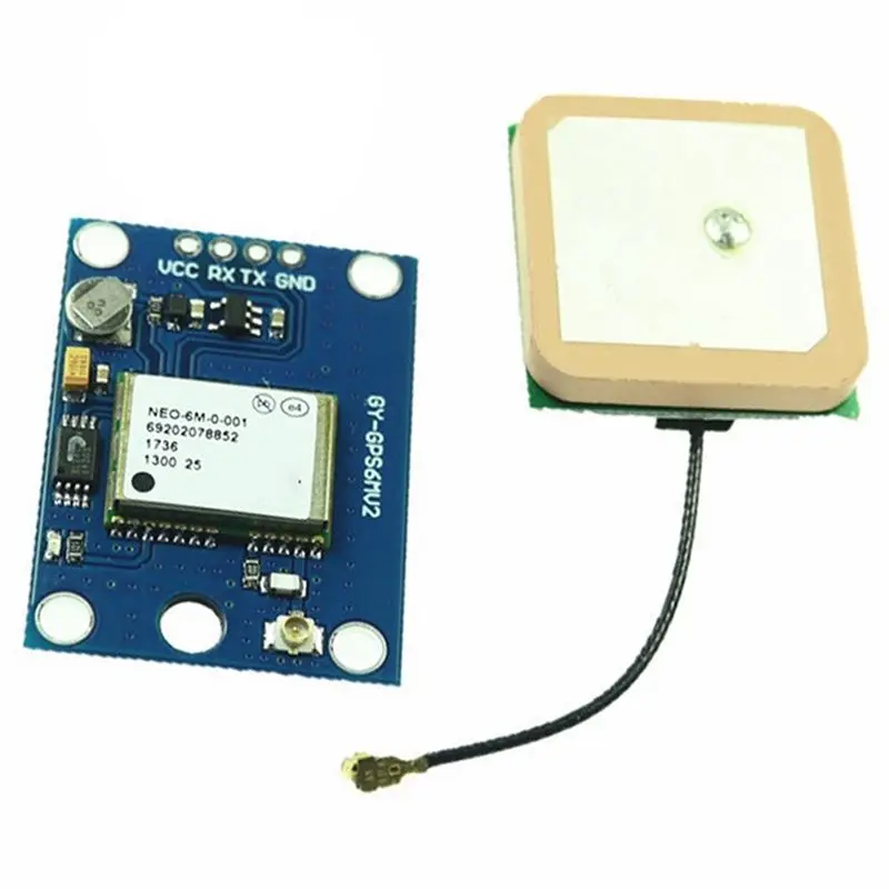 프로모션 2X GY-NEO-6MV2 NEO-6M GPS 모듈(비행 제어 EEPROM MWC APM2.5 대형 안테나 포함)