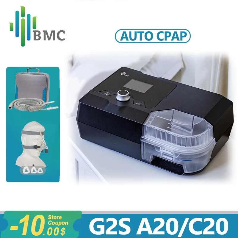 BMC 자동 양압기 G2S A20 오토/ G2S C20 수동 코콜이 방지 오토 양압기 마스크 증정