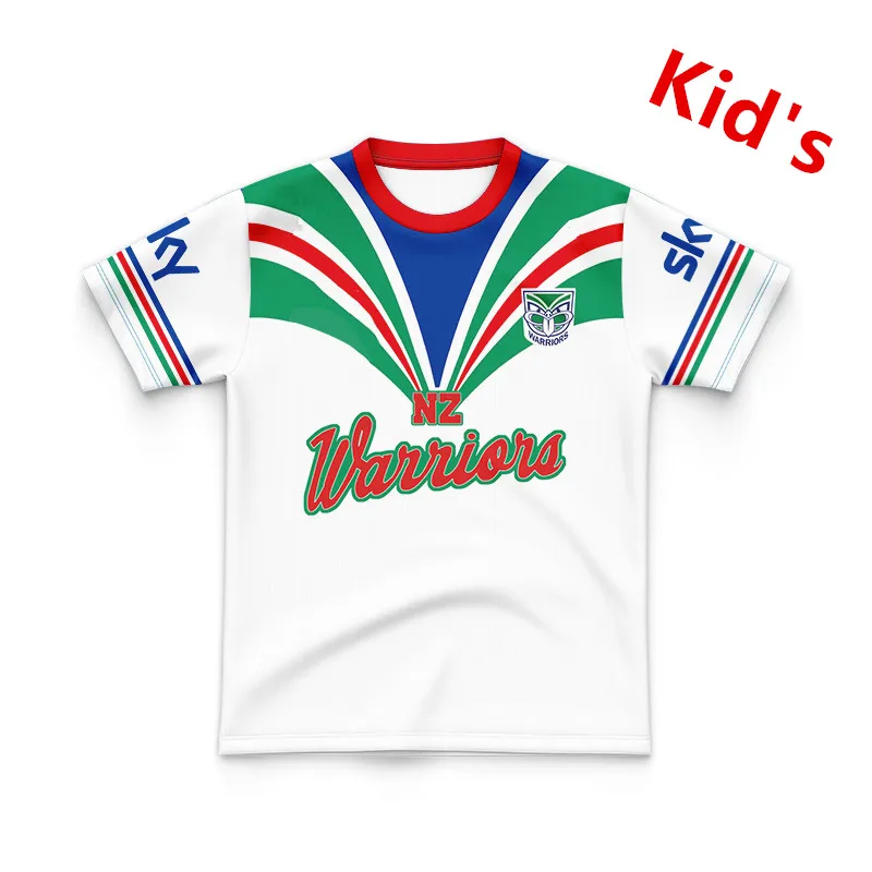 

2024 NEW ZEALAND WARRIORS HERITAGE YOUTH TRAINING RUGBY JERSEY Kids size 16--26 ( Print name and number )