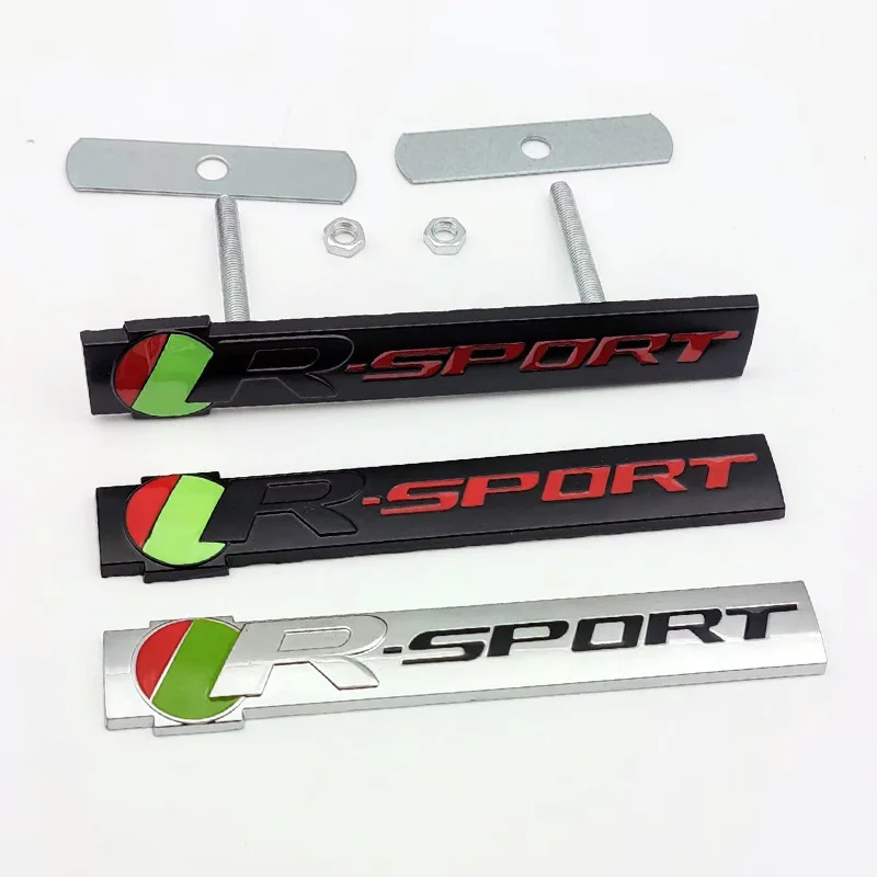3d Metalen R Sport Embleem Auto Voor Grill Logo Kofferbak Spatbord