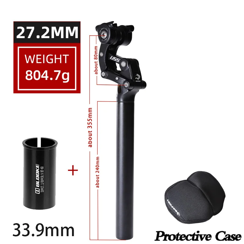 【新品】27.2mm シートポスト ショックアブソーバー アルミ SAFORT Safort-マウンテンバイクシートポスト,ショックアブソーバー