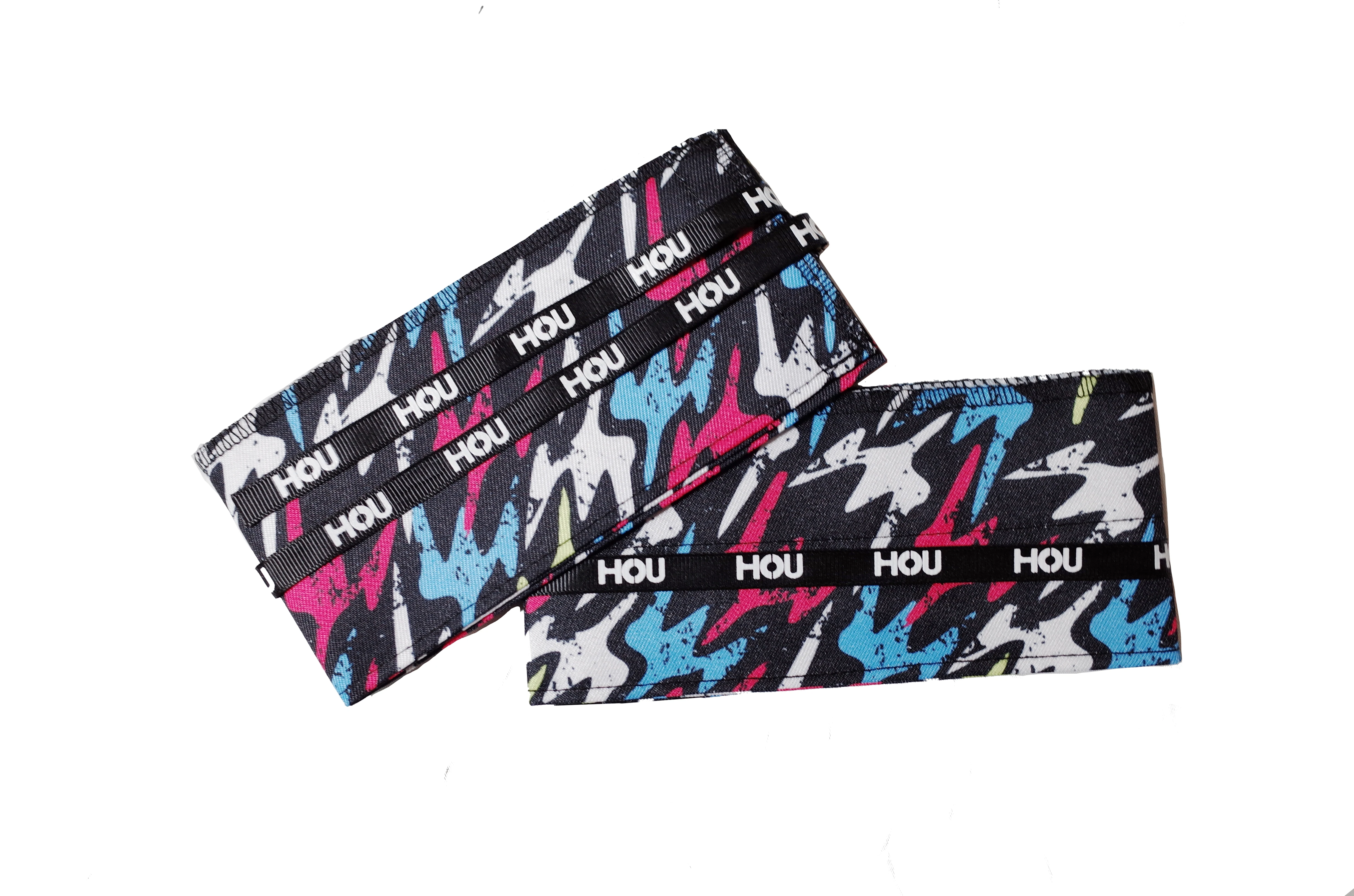 2 pcs HOU FLASH weightlifting wristband strap silicone protector Adjustable Bandages for Gym Weightlifting Protect Hand Wrap