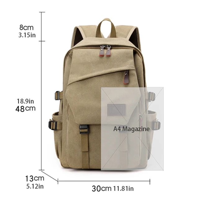 Men's large capacity travel backpack, suitable for different groups of people, adjustable shoulder strap length, multi compartme 6