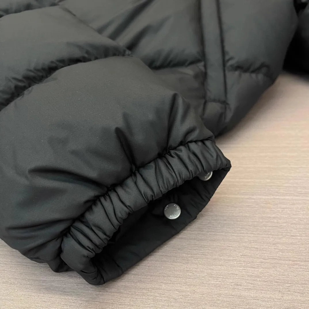 2025 Autumn and winter down jacket material close-up