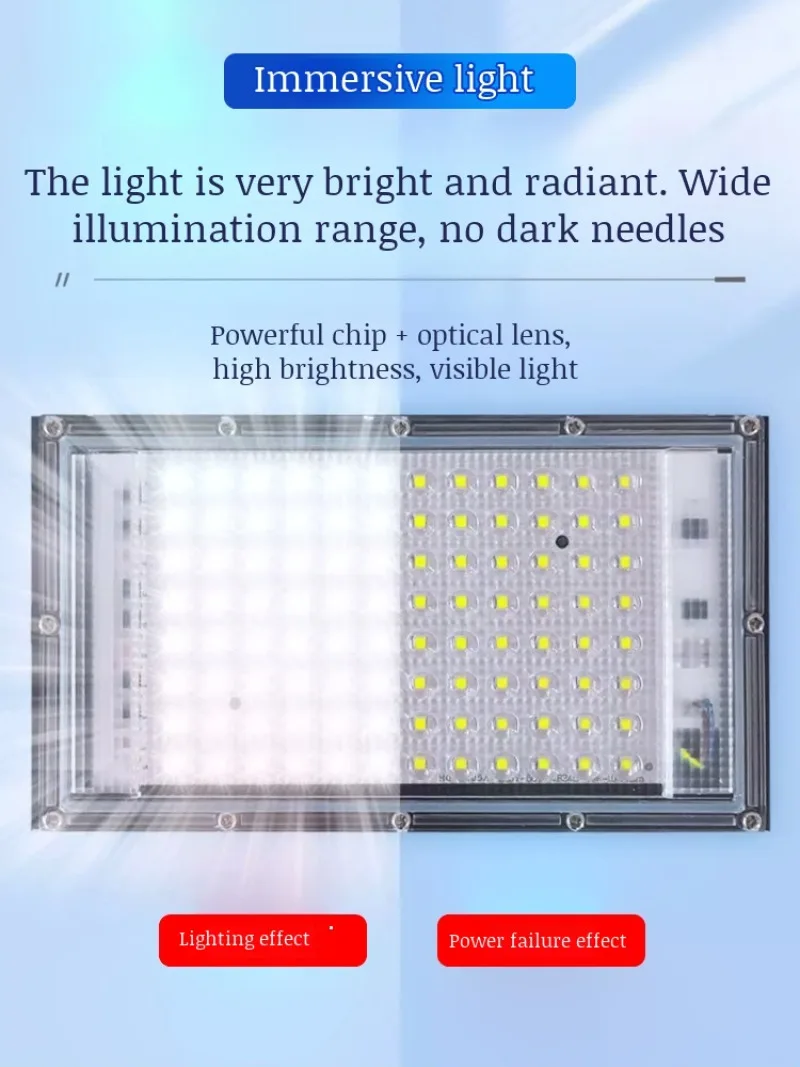 야외 LED 투광 조명, AC 220V, IP65 방수 스포트라이트, LED 반사판, 거리 벽 투광 조명