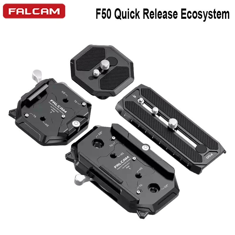 F50 Square Quick Release Kit Long Quick Release Kit with 3/8" 1/4" Threaded Hole