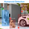 ANRAN 2K 3/5MP Solar Camera 2.4G Wifi Surveillance Security Cameras Home Protection Sloar Battery Cameras PIR Humanoid Detection 6