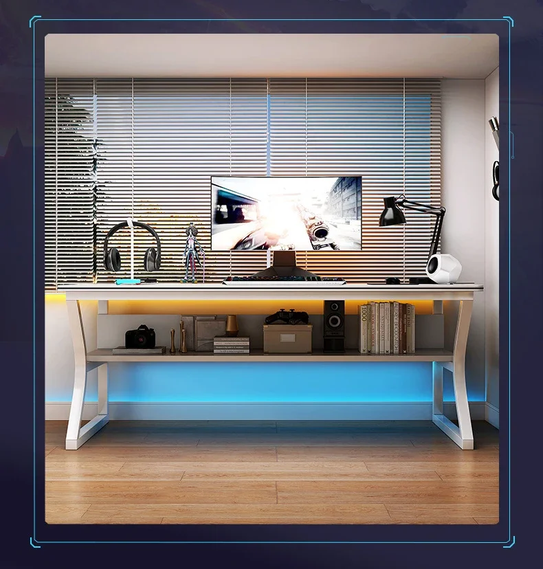 Novo Mesa de jogos simples e generosa mesa de escritório para computador mesa de jogos para trabalho de escritório