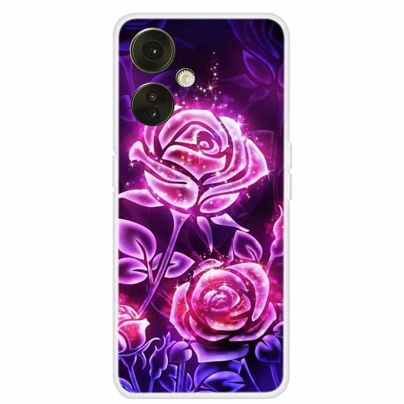 Clear TPU Soft Silicone Phone Case with Adorable Cats Design for OnePlus Nord CE 3 Lite 5G