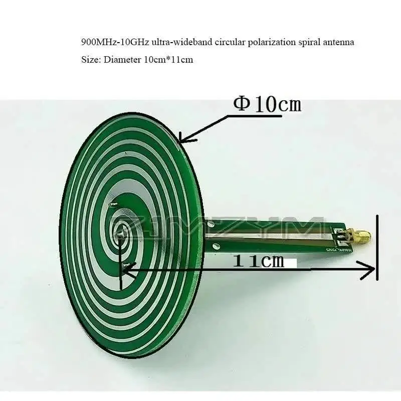 Antenne Spirale Ultra-large Bande 900MHz-1GHz Polarisation Circulaire FPV