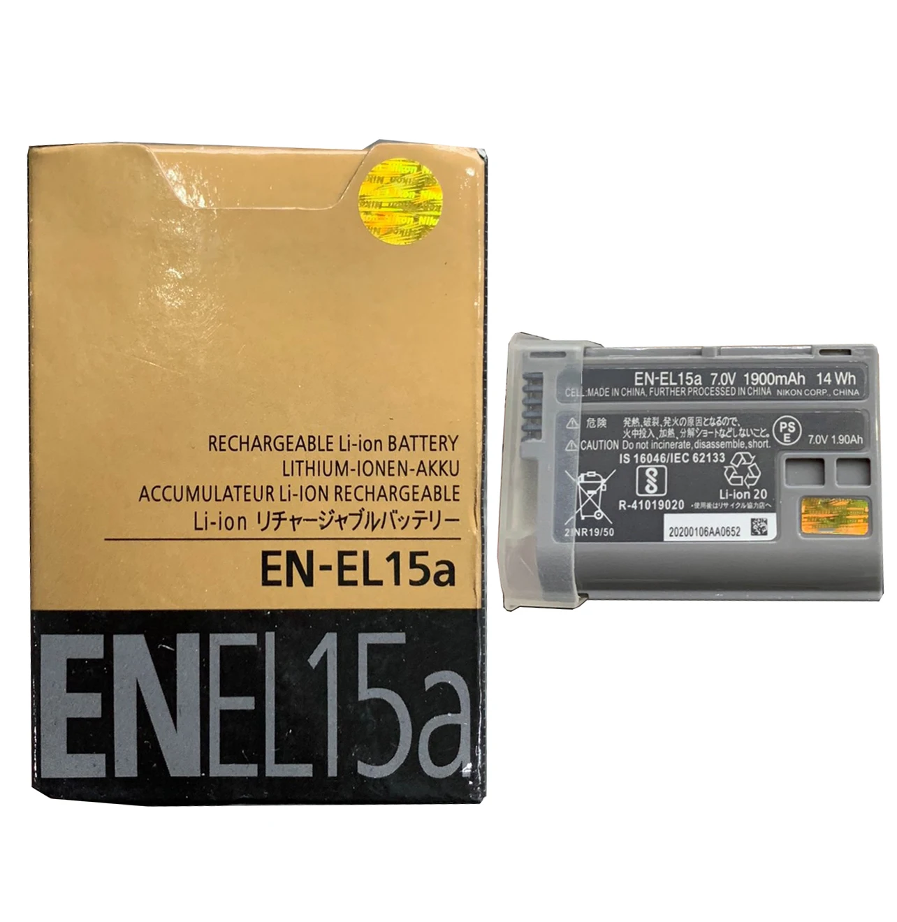 En-El15A En El15A Batteria Per Nikon Dslr D7000 D7100 D7200 D850 D750 D7500 D810 D500 D800 D610 D600 L5