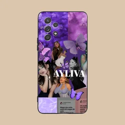 Ayliva Black Mobile Phone Case - Sleek and Durable Smartphone Cover for Galaxy A52 5G (Black 1)