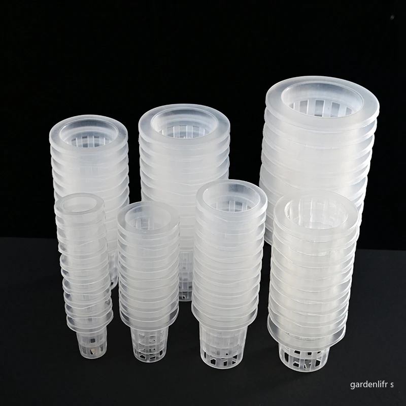 10PCS Hydroponic Planting Basket Soilless Cultivation Net Pots Plant Vegetable Growing Nursery Cup Sponge Fixator Container nursery pots plant propagation pots hydroponic plant pots