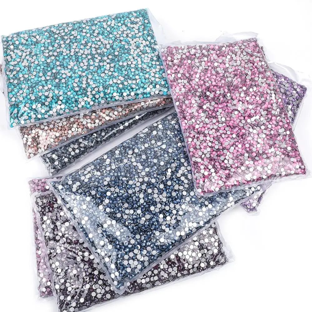 

14400Pcs Glitter Rhinestones SS6-SS30 Wholesale Bulk Non Hotfix Rhinestones Mocha Crystal Rhinestones For Nail Art Decorations