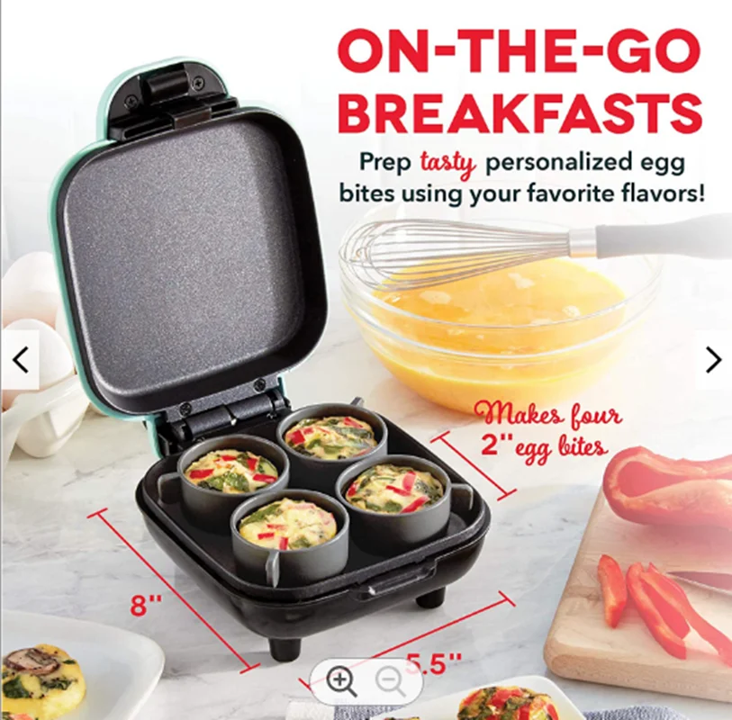 Multi Non-stick Plates Family Hamburger Sandwich Maker Smart Mini Detachable Egg Breakfast Sandwich Makers 6