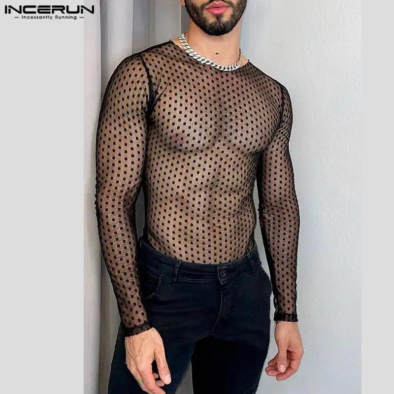 Mesh Polka Dot Tee 2