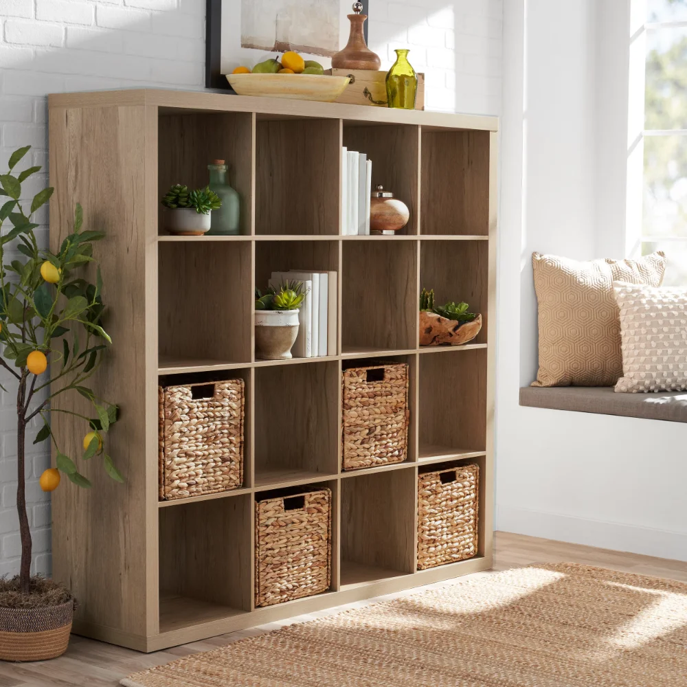 

Better Homes & Gardens 16-Cube Storage Organizer, Natural 2023