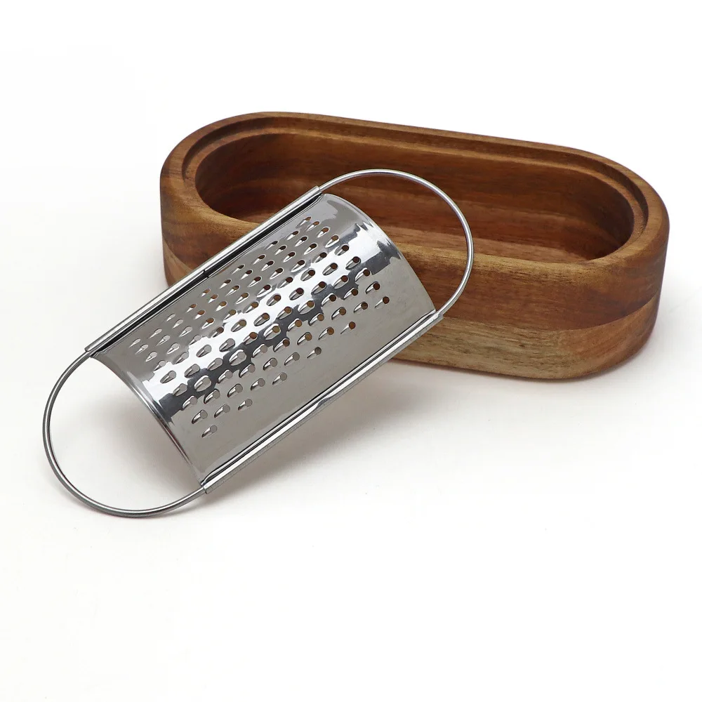 Acacia Wood Handled Cheese Grater by Twine®