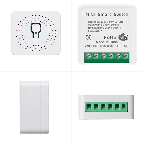 Tuya Mini 16A WiFi Switch Smart Life App 2 Way Control Smart Home Automation Module Interruptor Work for Alexa Google Home - Image 6