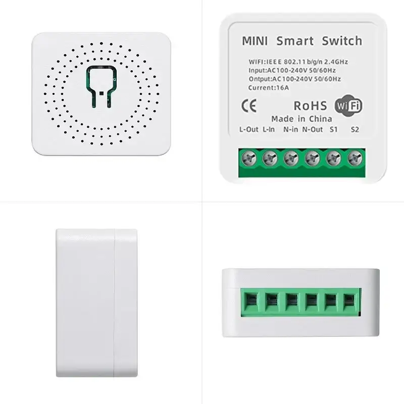 Tuya Mini 16A WiFi Switch Smart Life App 2 Way Control Smart Home Automation Module Interruptor Work for Alexa Google Home - Image 6