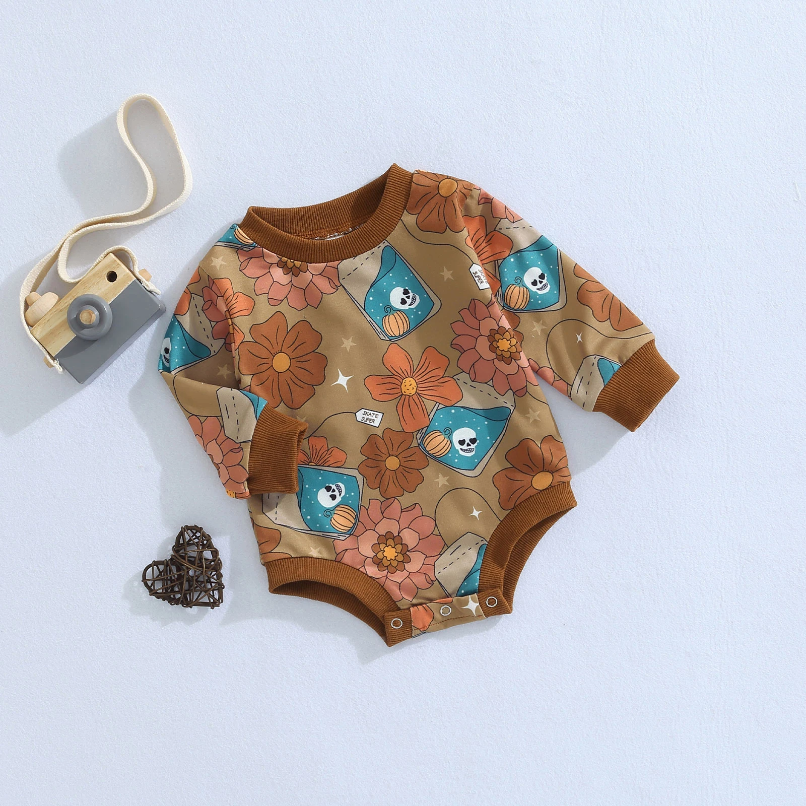 Ma & Baby 0-18M ҷ  ҳ ҳ 峭 ٷ    ȣ ذ μ  Ʈ  Ҹ Playsuit ǻ