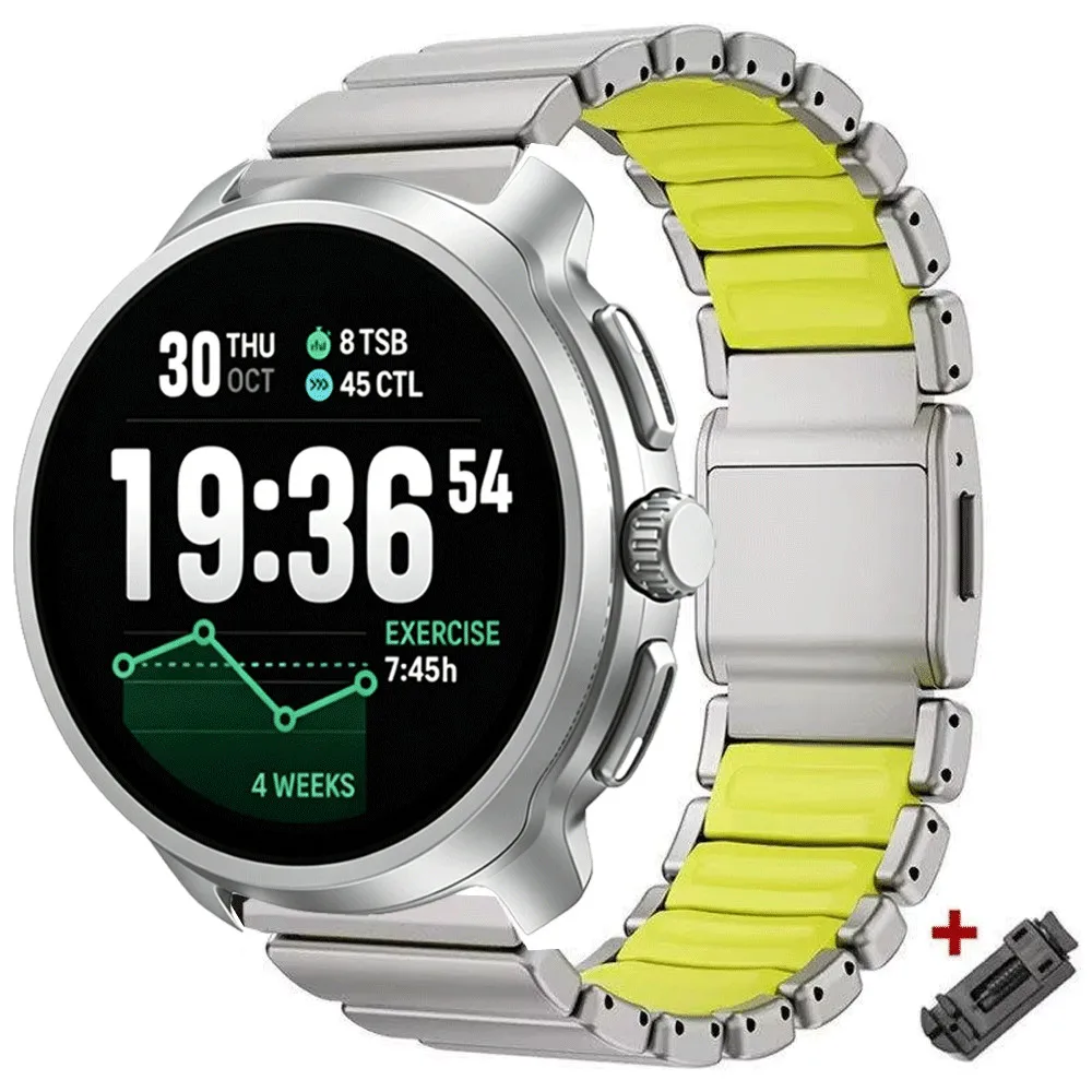 Elegant Alloy Metal Strap - Premium Replacement Band for Suunto Watches