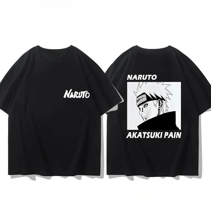 Premium Naruto Uzumaki Graphic Print Men's T-Shirt - 100% Cotton Luxury Designer Summer Tee