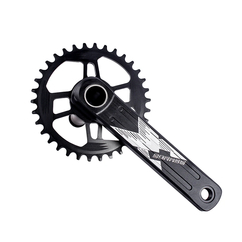 BOARSE-Mountain Bike Crankset 34T Chainwheel, Aluminum Alloy with Bottom, 170mm Crank Arm, MTB BB Central Axis, Bicycle Crankset