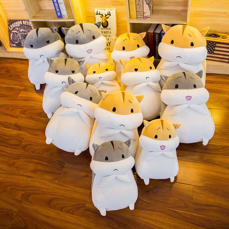 Cute Hamster Plush Toy Sleeping Big Pillow, Cute Pet Little Hamster Doll For Girls And Children Gift Toys 3