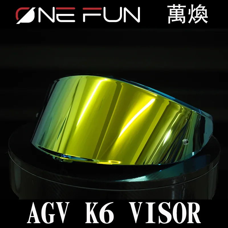 Visiera Per Casco Per Agv K6 Moto Casco Integrale Scudo Visiera Lente Visione Notturna Custodia Per Visiera Maschera Occhiali Occhiali Da Sole Occhial