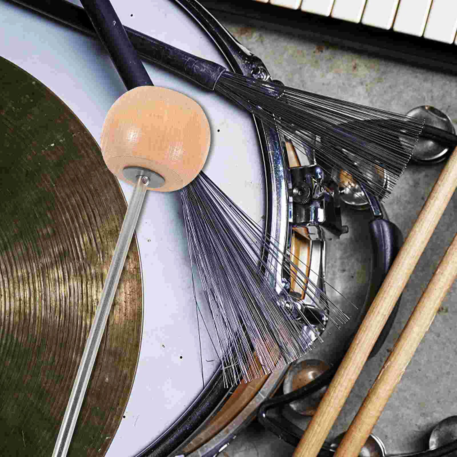 

Wood Bass Drum Beater Practical Drum Beater Drum Pedal Hammer Mallet Beater Percussion Instrument Accessory Replacement Beater
