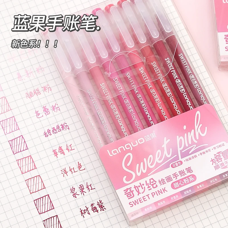 Erasable Pen Refills Ballpoint Pen Fidget Toy Pen Gel Pen Kawaii Aesthetic Stationery items back to school acsesories art supplies Color markers coloring pens Colored pens highlighter