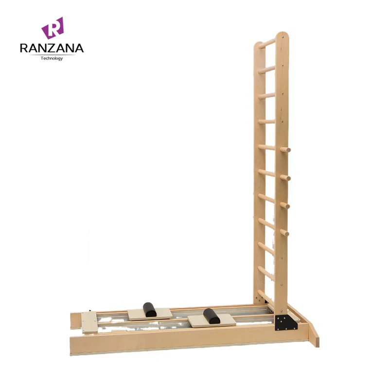 

Pilates Machine Maple Core Align Sliding Ladder Pilates Gym Double Track Core Bed Fitness Equipment Sliding Stretch Frame