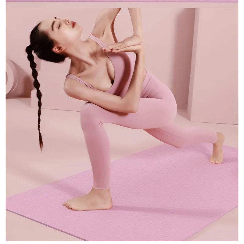 Premium 4mm Anti-Slip Yoga & Exercise Mat for Home Fitness and Pilates