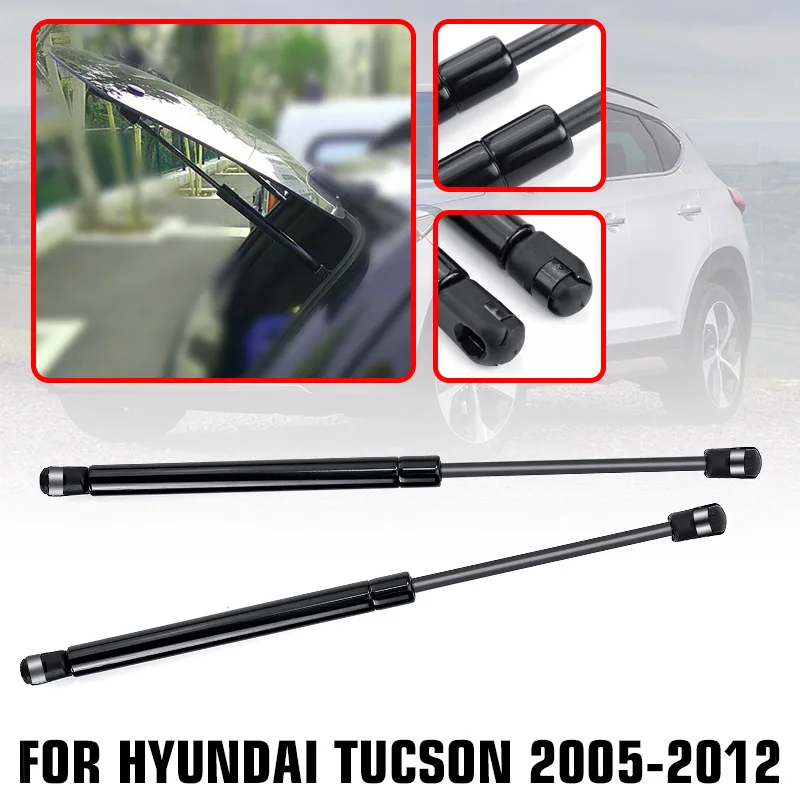 Pair Car Rear Window Glass Gas Spring Shock Lift Strut Struts Support Bar Rod Hyundai Tucson 2005 2006 2007 2008 2009-2012 gas spring gas strut fitting