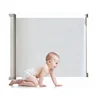 New Retractable Baby Safety Gate Pet Barrier Fences Magic Dog Gate Portable Durable Breathable Mesh Cloth Baby Protection Fence 1