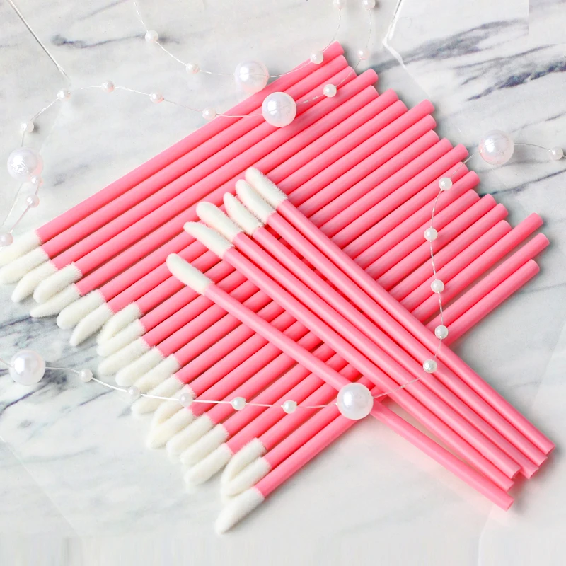 Makeup Brushes 5/50/100 Pcs Black Lip Brushes Applicator Eyelash Brushes Gloss Lipstick Wands Cosmetic Professional Make Up Tool 4