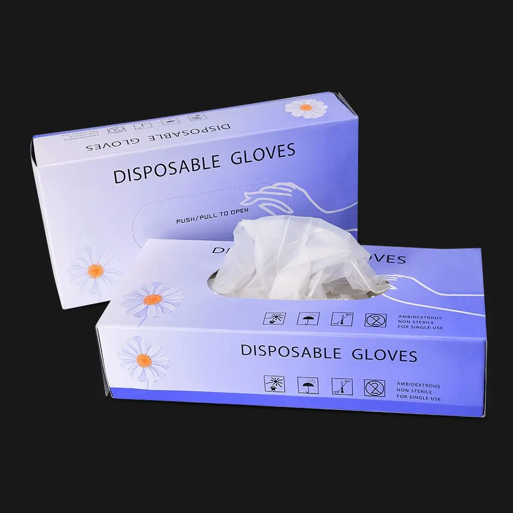 DJBS 50PCS Disposable Tattoo Gloves Transparent Pvc Gloves Tattoo Beauty Hygiene Protection Eyebrow Tattoo Accessories Tool