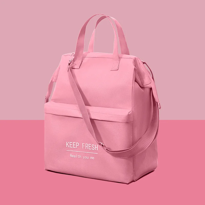 Lunch Bag Cooler Bag Large Capacity Lunch Bag Women Waterproof Insulated Shoulder Crossbody Bags Lunch Box Picnic Portable Fresh Cooler Bags