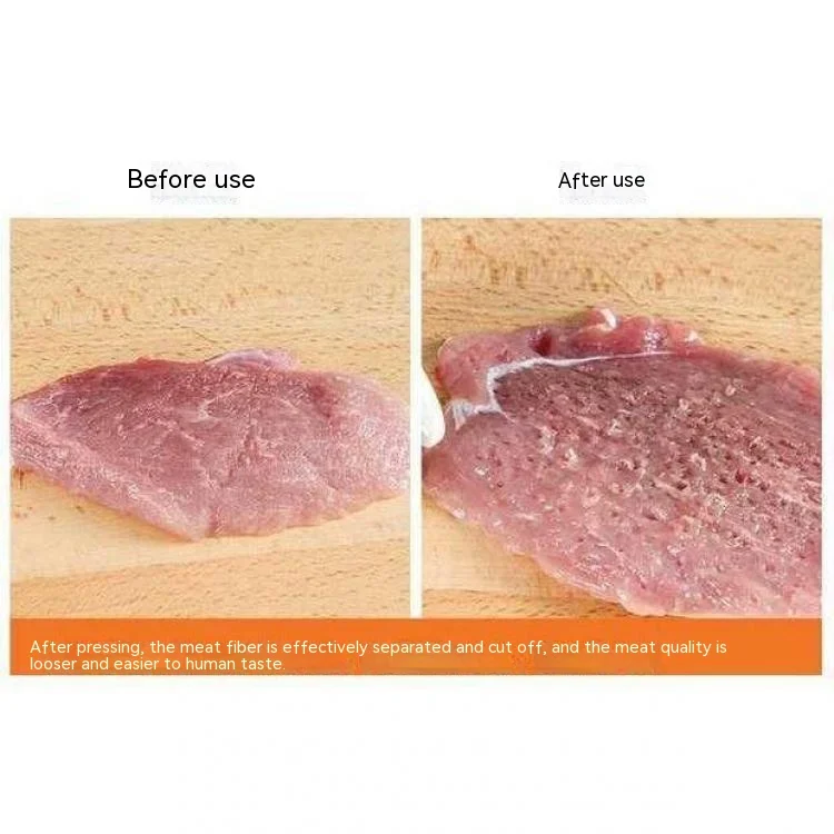 Meat Slicer Steel Nail Pork Skin Pork Hammer Meat Needle Meat Slicer Ribs Beef Tendon Fork Steak Tool Fork