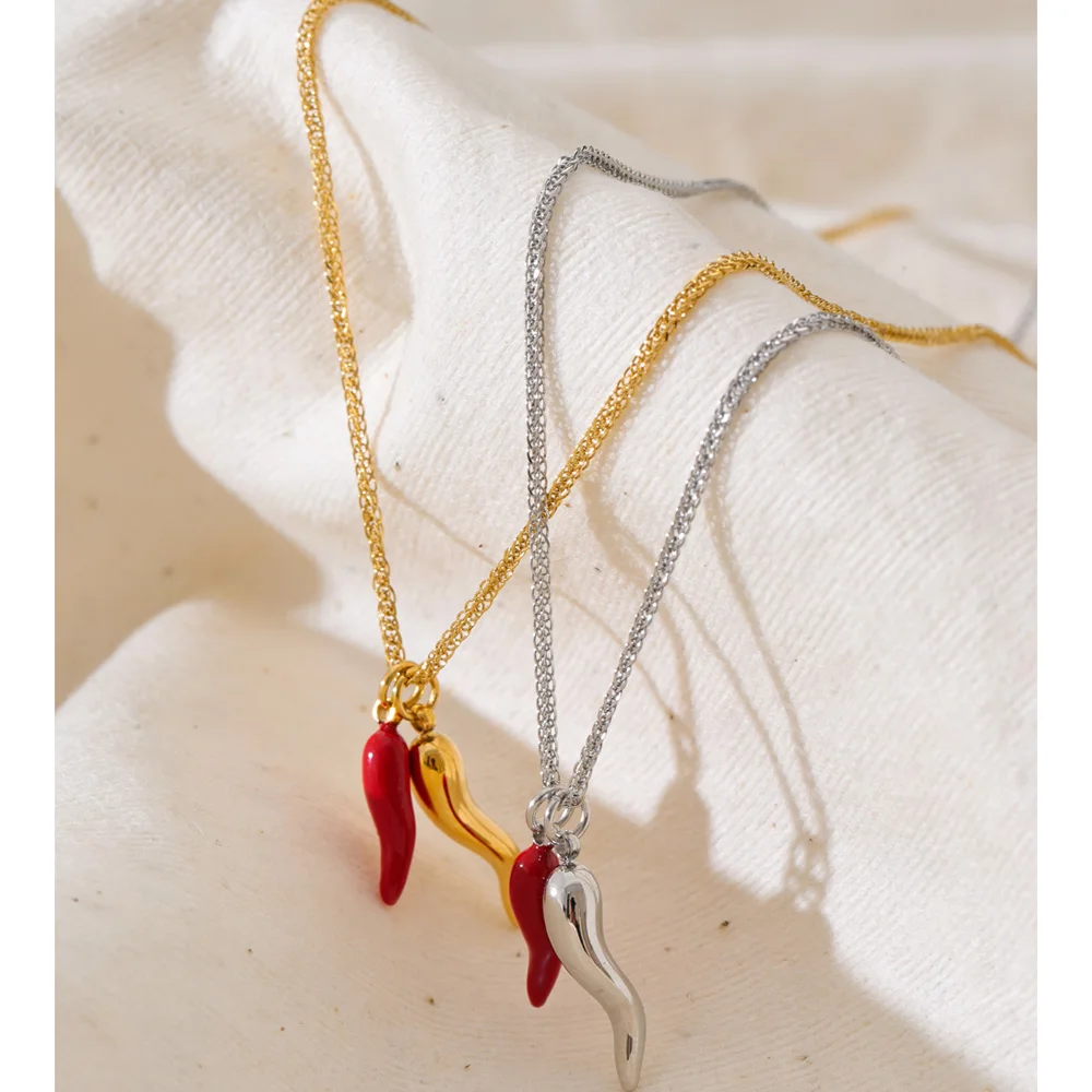 Yhpup Stainless Steel Necklace Jewelry