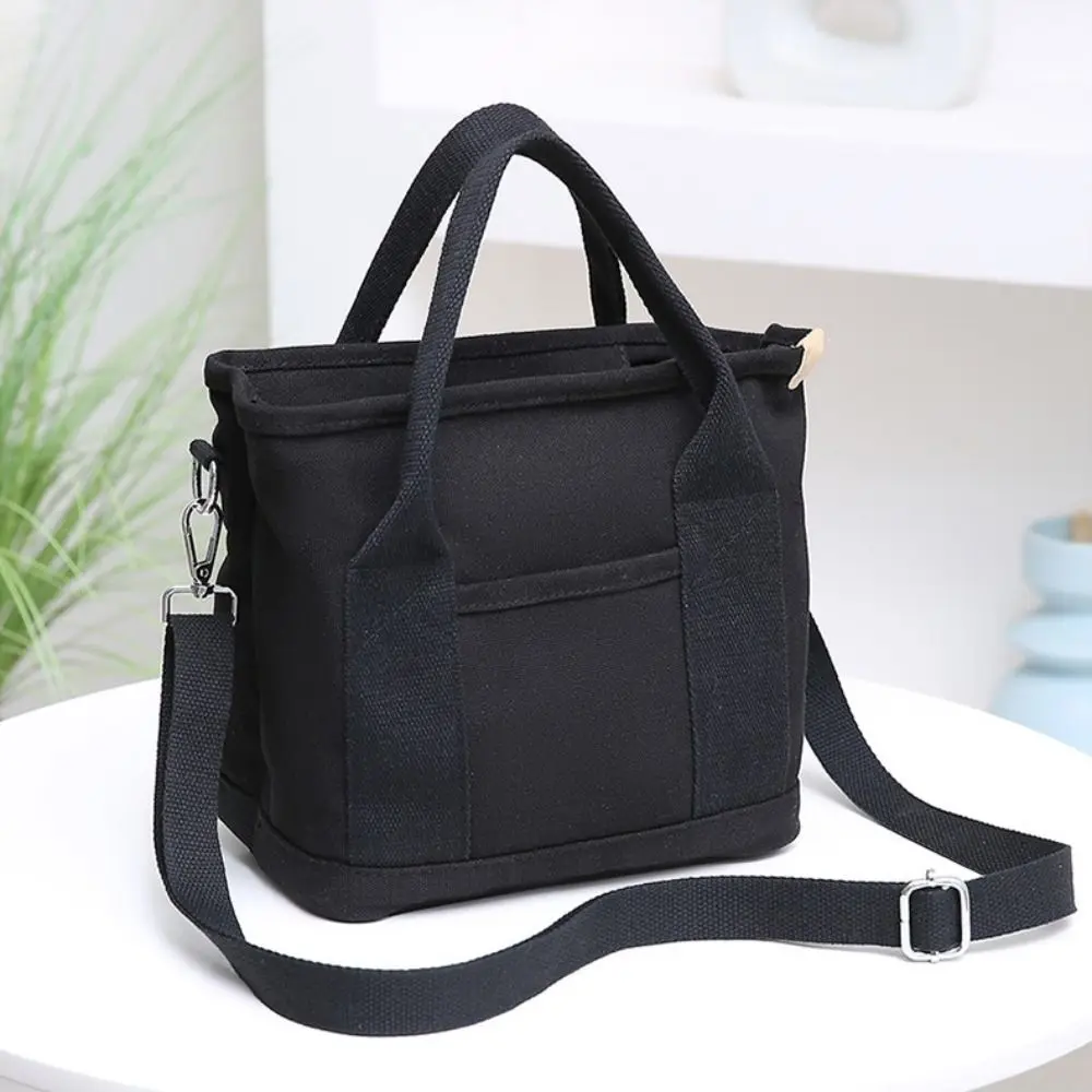 Multi-pocket Japanese Style Crossbody Bag Handbag Large Capacity Canvas Shoulder Bag Shopping Bag Message Bag