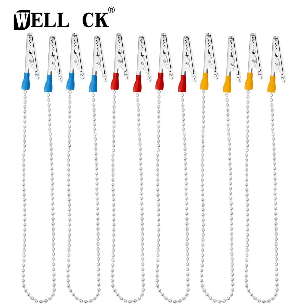 

WELL CK 1Pcs Dental Scarf Clip Oral Dental Supplies Scarf Clip Disposable Dental Scarves Aprons Pad Bib Clip Beads Clip Iron