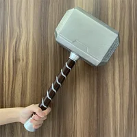 1:1 Thunder Hammer Cosplay Weapons Collectible Model Toys Superhero Props Accessories Halloween Decor Gift Toy Safe Rubber 1