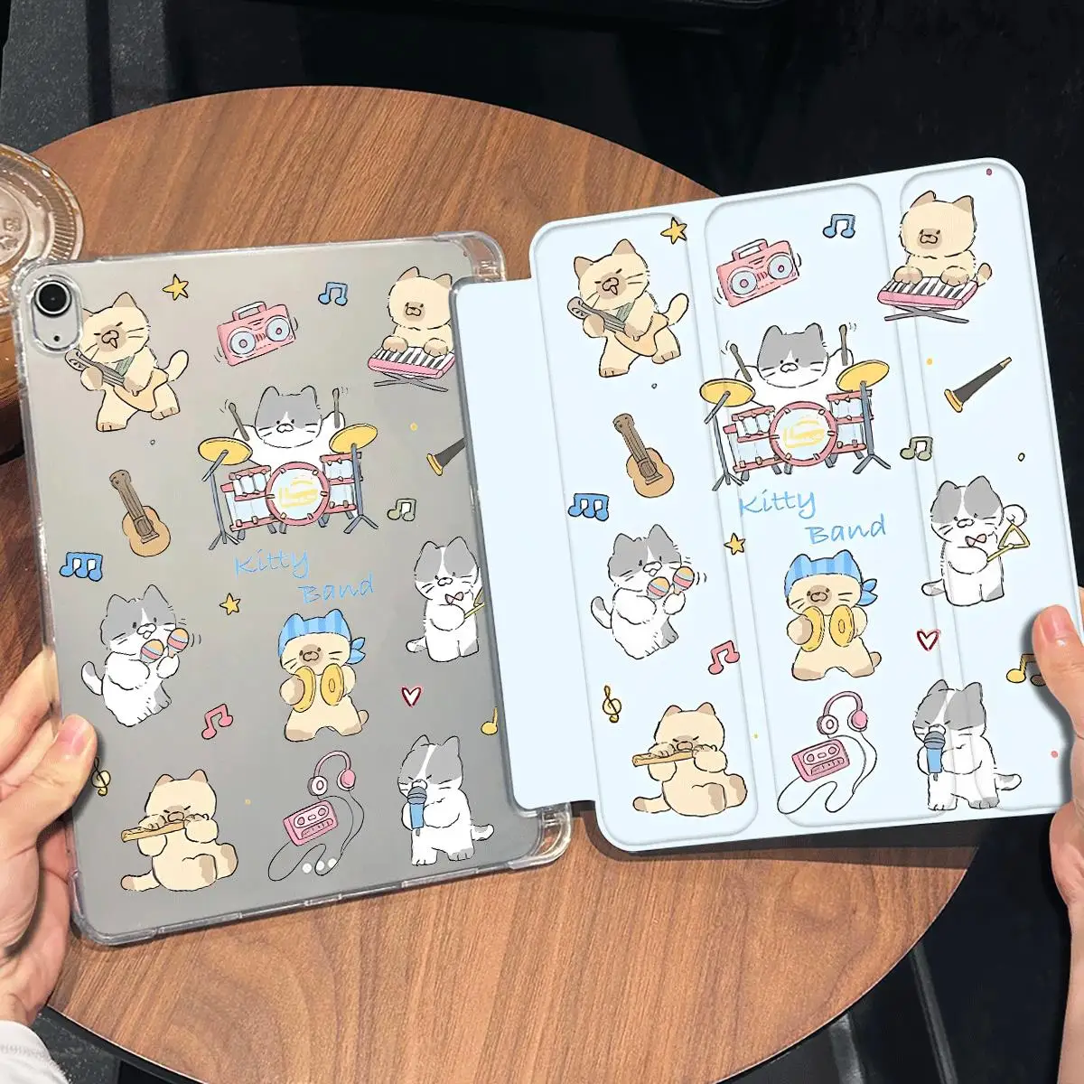 Adorable Cat Design Tablet Case Cover