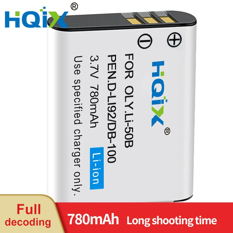 

HQIX for Ricoh WG-CX3 30 CX4 CX6 CX5 30W 20 4 Camera DB-100 Charger Battery