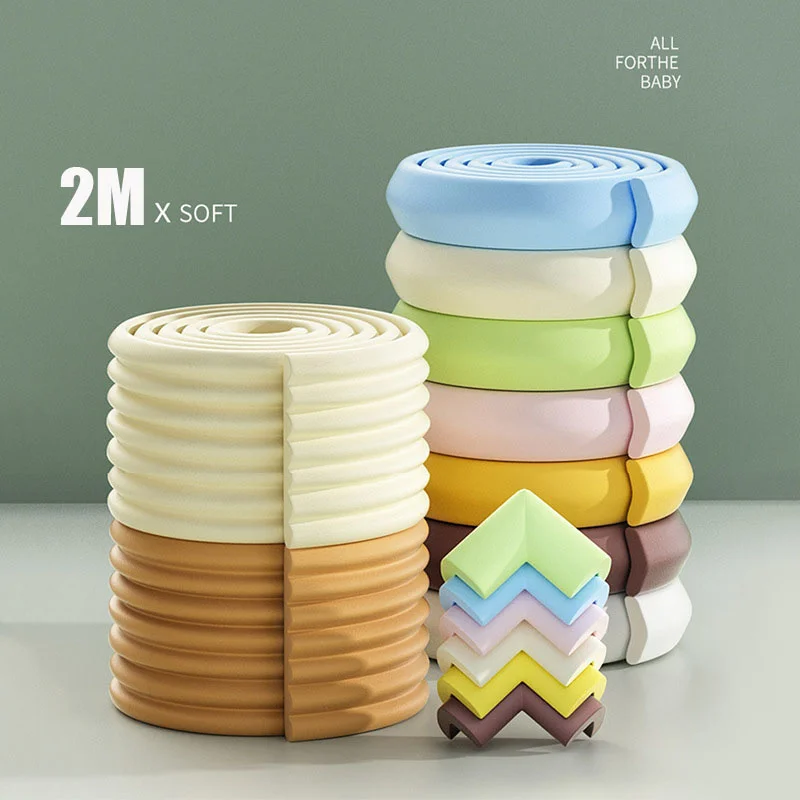 

Promotion Baby Safety Protect Strip 2M Foam Baby Proofing Padding Self Adhesive Sharp Edge Guards For Table and Furniture